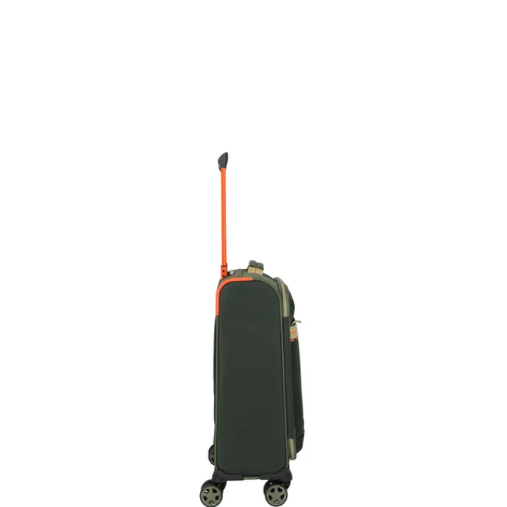 Transavia Trolleys|Ryanair Trolleys>Travelite Color Craze 4 Wheel Cabin Trolley olive