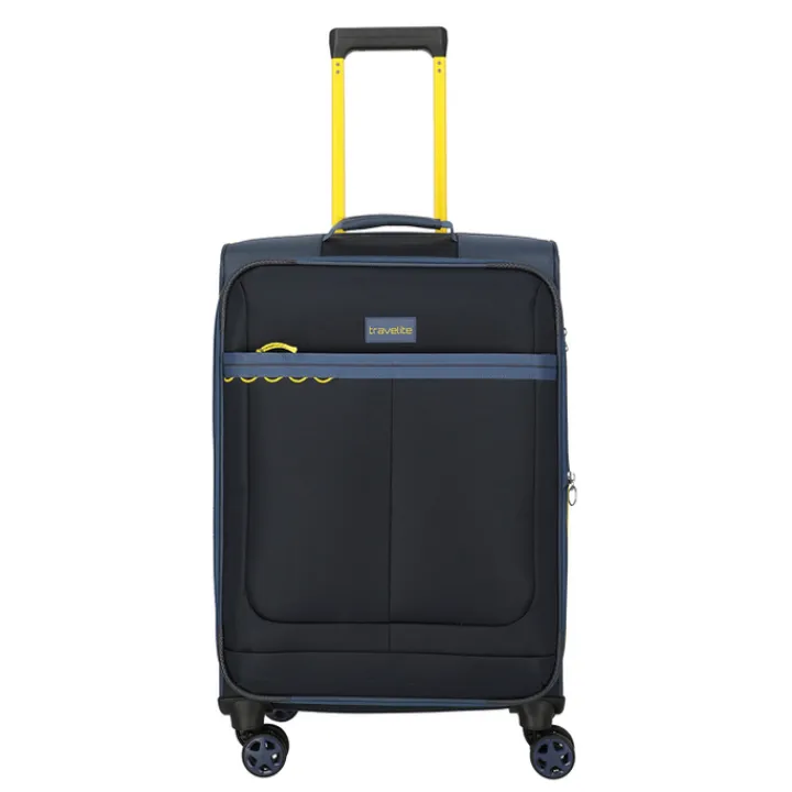 Reistrolleys|Reiskoffers>Travelite Color Craze 4 Wheel Trolley M navy