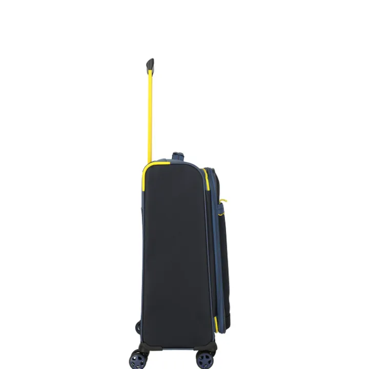 Reistrolleys|Reiskoffers>Travelite Color Craze 4 Wheel Trolley M navy