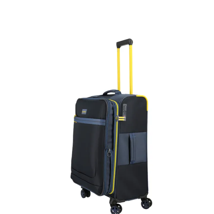 Reistrolleys|Reiskoffers>Travelite Color Craze 4 Wheel Trolley M navy