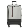 Reistrolleys|Reiskoffers>Travelite Crosslite 5.0 4w Trolley L white sand