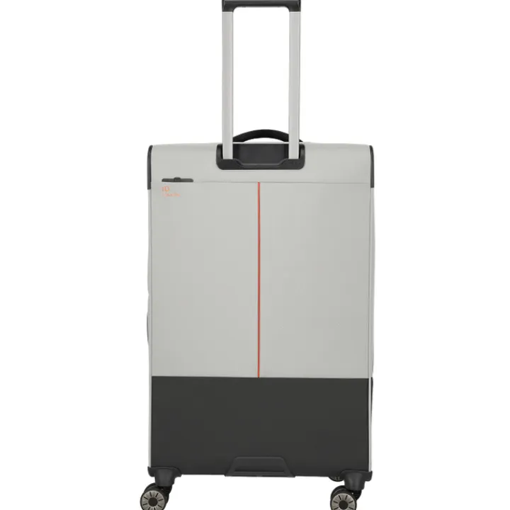 Reistrolleys|Reiskoffers>Travelite Crosslite 5.0 4w Trolley L white sand