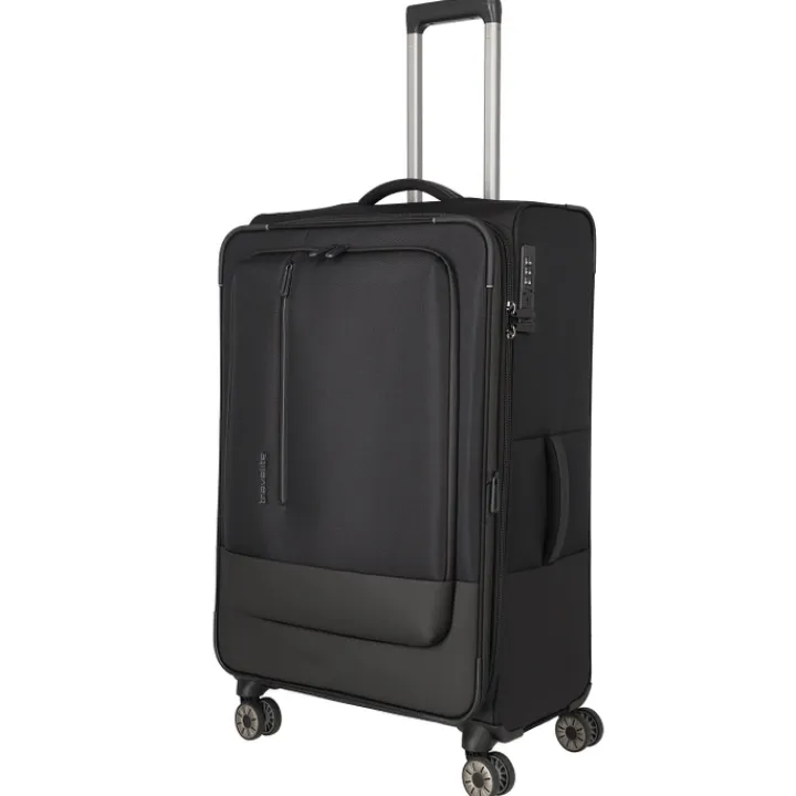 Reistrolleys|Reiskoffers>Travelite Crosslite 5.0 4w Trolley L black
