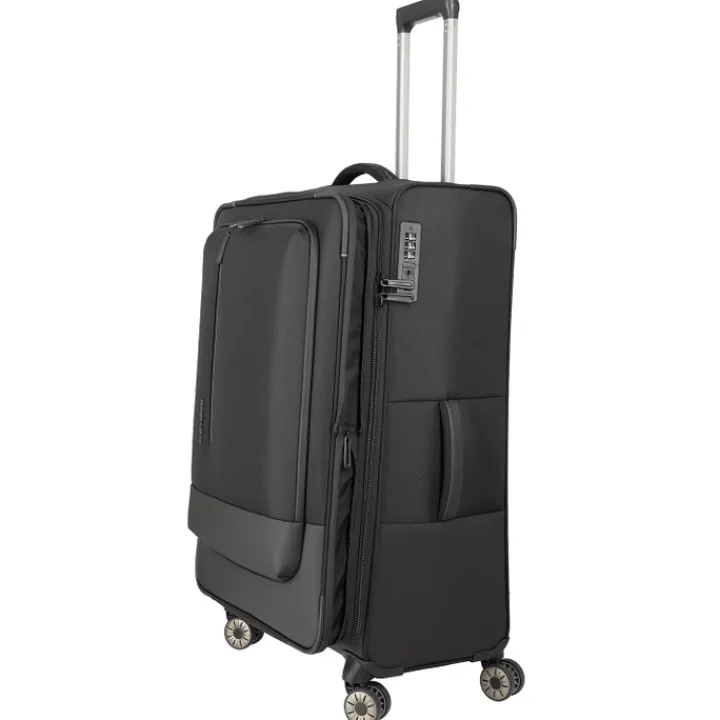 Reistrolleys|Reiskoffers>Travelite Crosslite 5.0 4w Trolley L black