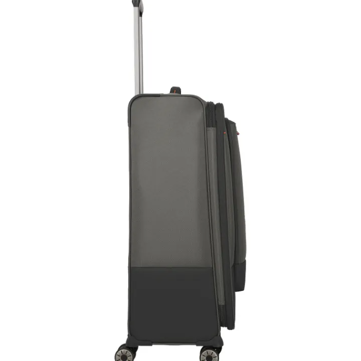 Reistrolleys|Reiskoffers>Travelite Crosslite 5.0 4w Trolley L dark olive