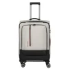Reistrolleys|Reiskoffers>Travelite Crosslite 5.0 4w Trolley M white sand