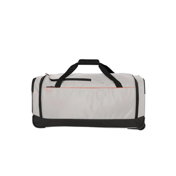 Heren Reistassen|Dames Reistassen>Travelite Crosslite 5.0 Wheeled Duffle L white sand