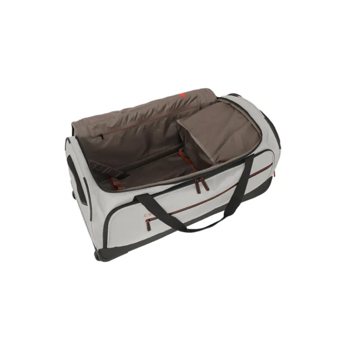 Heren Reistassen|Dames Reistassen>Travelite Crosslite 5.0 Wheeled Duffle L white sand