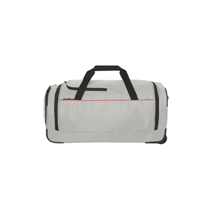 Heren Reistassen|Dames Reistassen>Travelite Crosslite 5.0 Wheeled Duffle M white sand