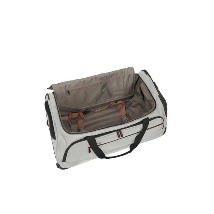 Heren Reistassen|Dames Reistassen>Travelite Crosslite 5.0 Wheeled Duffle M white sand