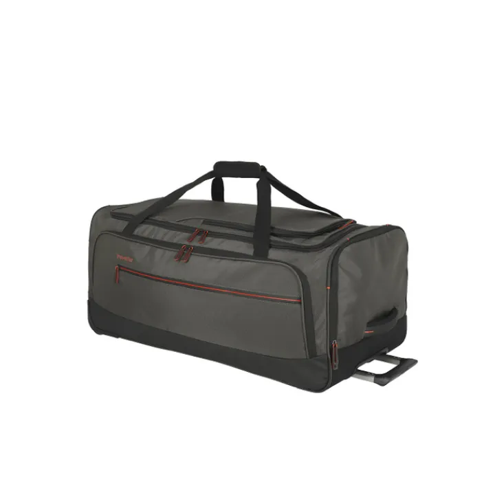 Heren Reistassen|Dames Reistassen>Travelite Crosslite 5.0 Wheeled Duffle L dark olive