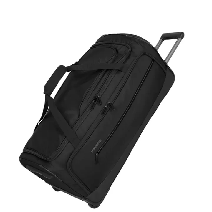Heren Reistassen|Dames Reistassen>Travelite Crosslite 5.0 Wheeled Duffle L black