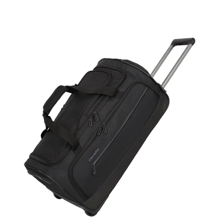 Heren Reistassen|Dames Reistassen>Travelite Crosslite 5.0 Wheeled Duffle M black