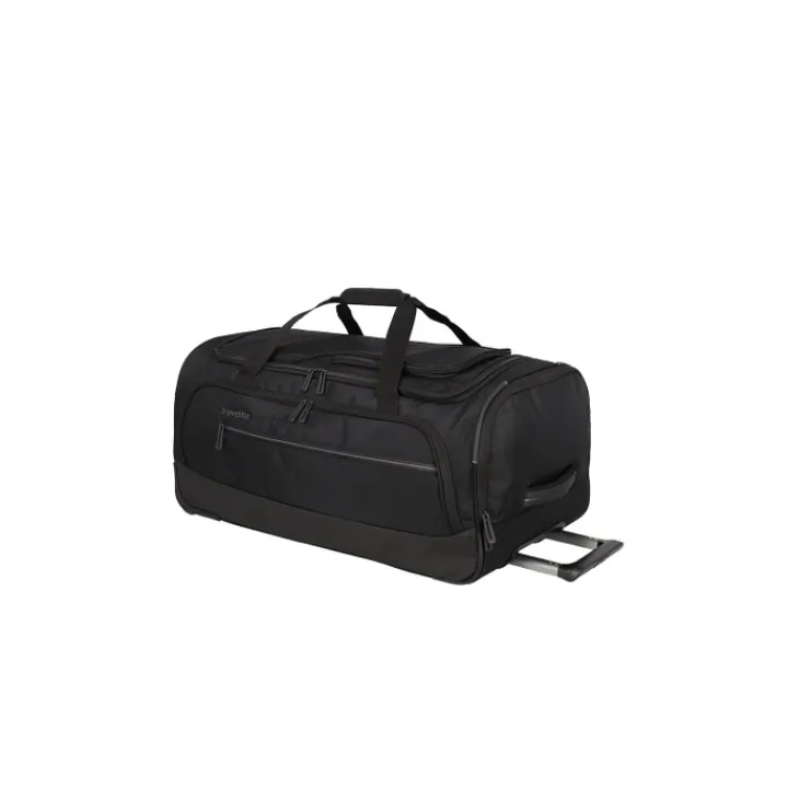 Heren Reistassen|Dames Reistassen>Travelite Crosslite 5.0 Wheeled Duffle M black