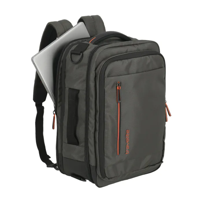 Kleine Reistassen|Handbagage Reistassen>Travelite Crosslite Boarding Backpack S dark olive