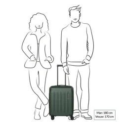 Transavia Trolleys|Ryanair Trolleys>Travelite Dynamiic 4 Wheel Cabin Trolley anthracite
