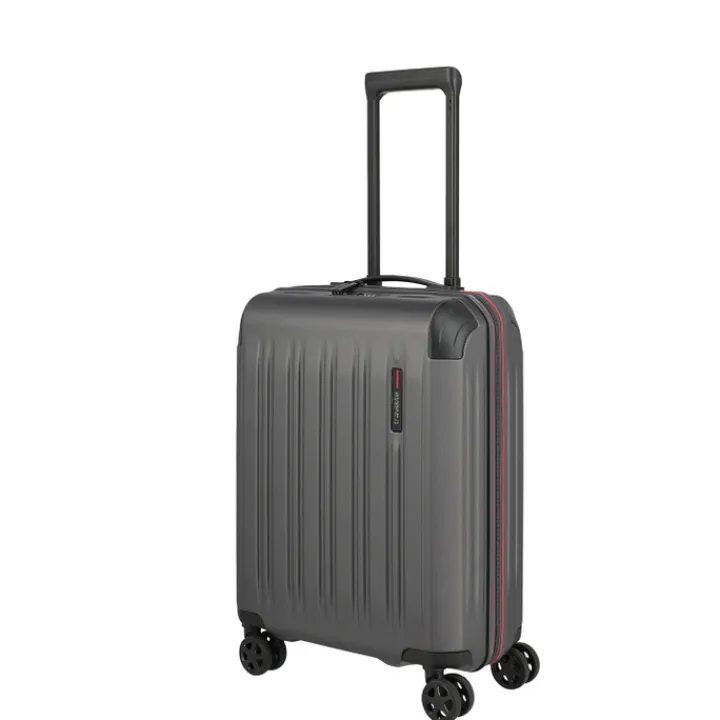 Transavia Trolleys|Ryanair Trolleys>Travelite Dynamiic 4 Wheel Cabin Trolley anthracite