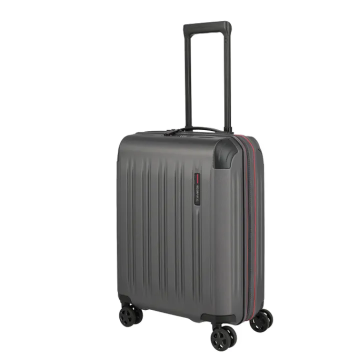 Transavia Trolleys|Handbagage Trolleys>Travelite Dynamiic 4 Wheel Cabin Trolley anthracite