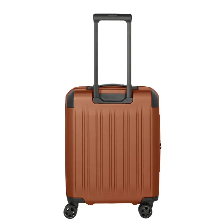 Transavia Trolleys|Handbagage Trolleys>Travelite Dynamiic 4 Wheel Cabin Trolley amber