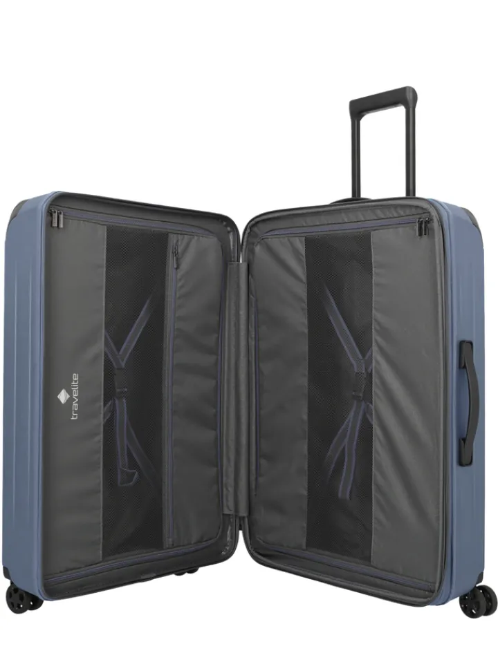 Reistrolleys|Reiskoffers>Travelite Dynamiic 4 Wheel Trolley XL denim