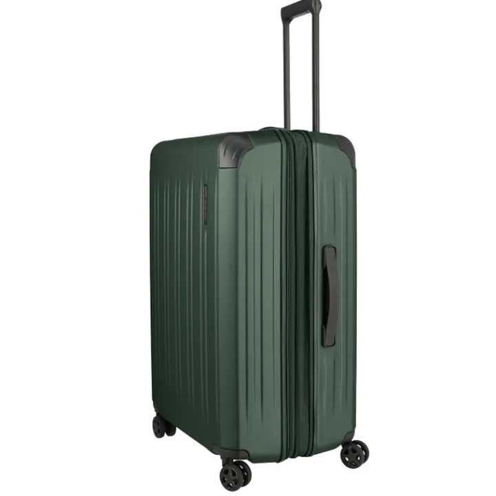Reistrolleys|Reiskoffers>Travelite Dynamiic 4 Wheel Trolley L green