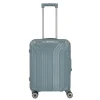 Transavia Trolleys|Ryanair Trolleys>Travelite Elvaa 4 Wiel Trolley S bluegrey