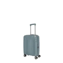 Transavia Trolleys|Ryanair Trolleys>Travelite Elvaa 4 Wiel Trolley S bluegrey