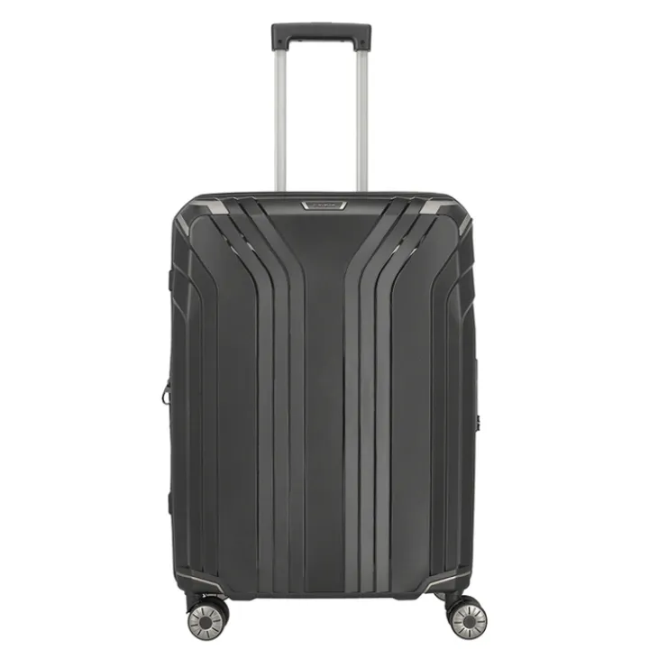 Reistrolleys|Reiskoffers>Travelite Elvaa 4 Wiel Trolley M Expandable black