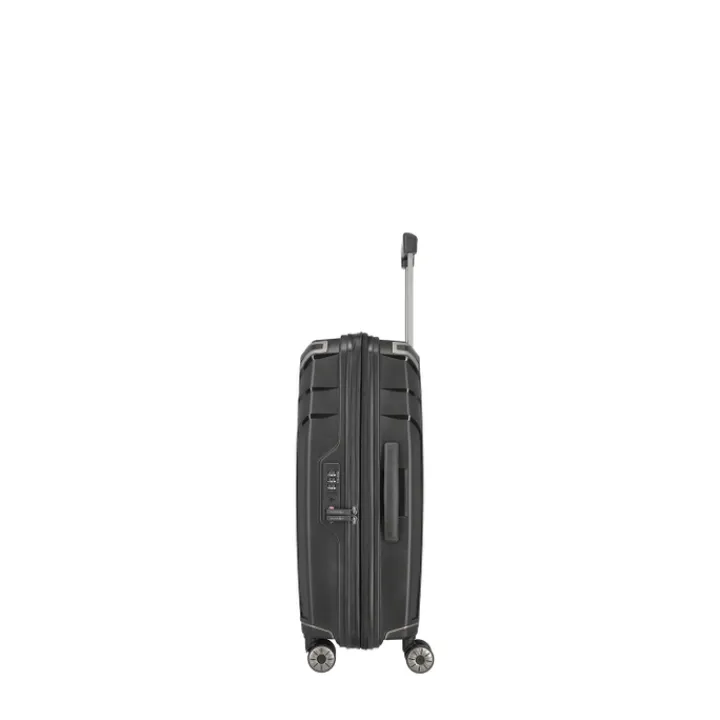 Reistrolleys|Reiskoffers>Travelite Elvaa 4 Wiel Trolley M Expandable black