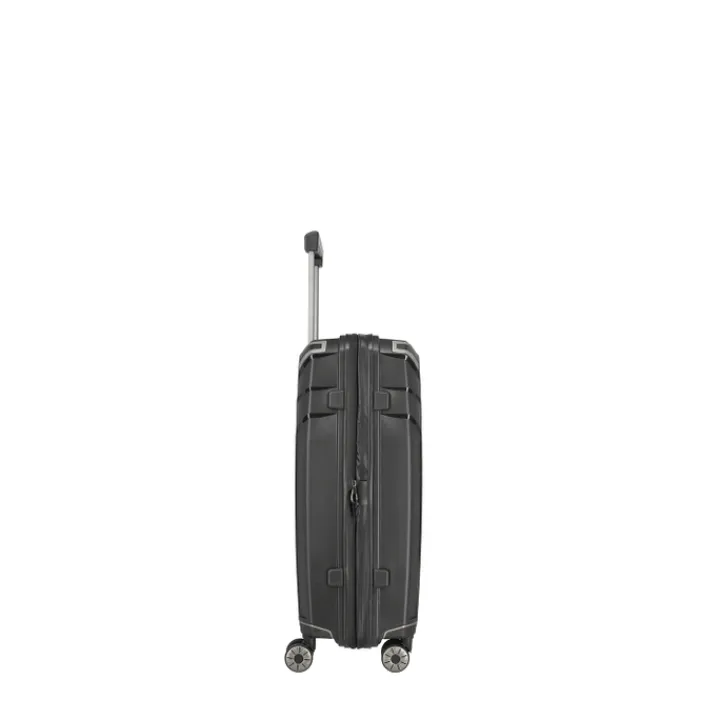 Reistrolleys|Reiskoffers>Travelite Elvaa 4 Wiel Trolley M Expandable black
