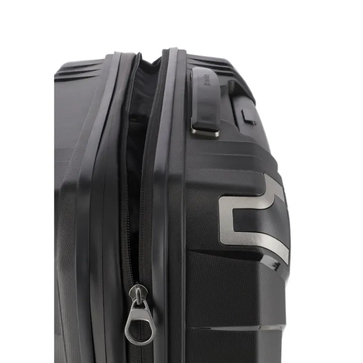Reistrolleys|Reiskoffers>Travelite Elvaa 4 Wiel Trolley M Expandable black
