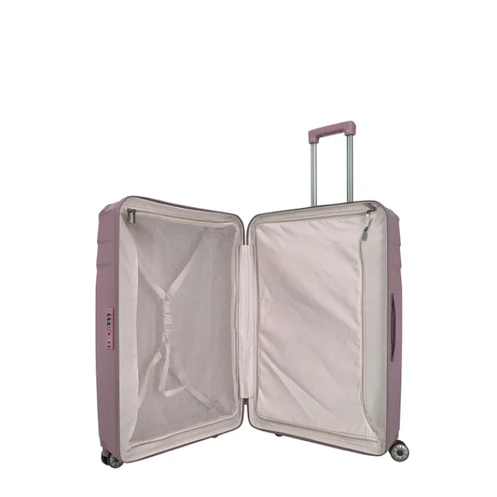 Reistrolleys|Reiskoffers>Travelite Elvaa 4 Wiel Trolley L rose