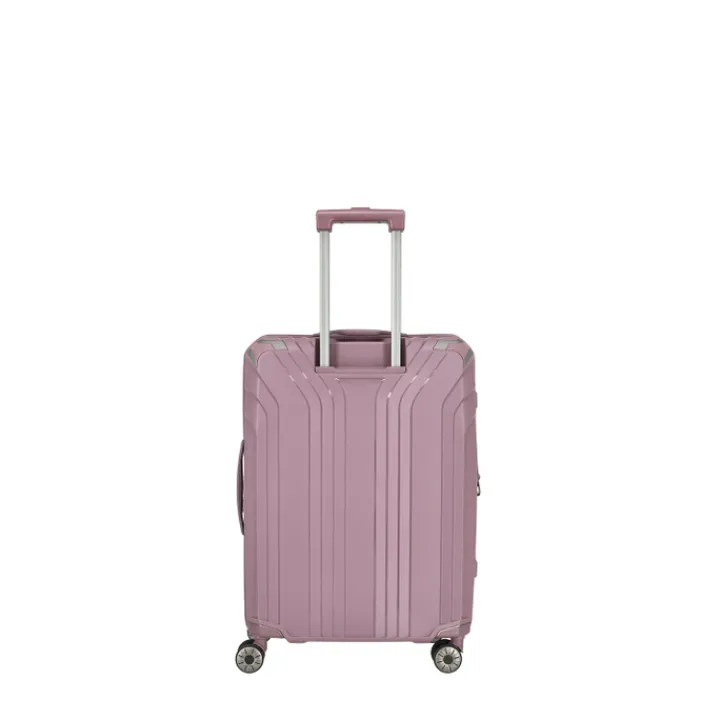 Reistrolleys|Reiskoffers>Travelite Elvaa 4 Wiel Trolley M Expandable rosé