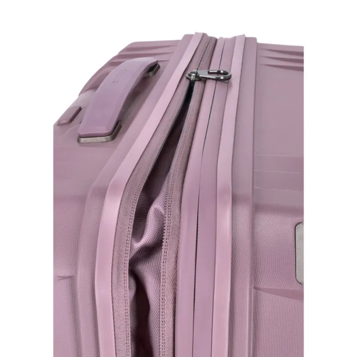 Reistrolleys|Reiskoffers>Travelite Elvaa 4 Wiel Trolley M Expandable rosé