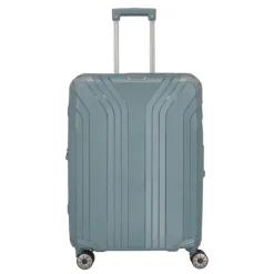 Reistrolleys|Reiskoffers>Travelite Elvaa 4 Wiel Trolley M Expandable bluegrey