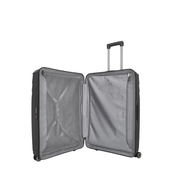 Reistrolleys|Reiskoffers>Travelite Elvaa 4 Wiel Trolley L black