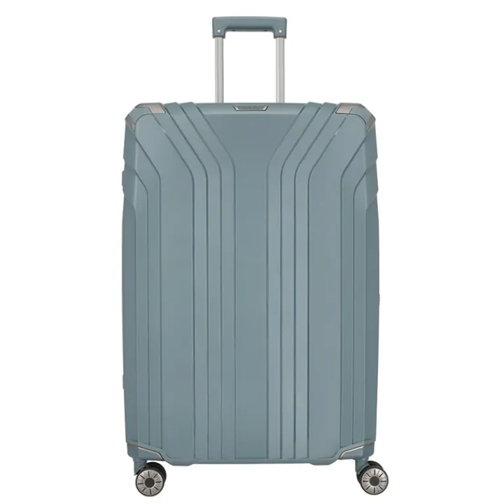 Reistrolleys|Reiskoffers>Travelite Elvaa 4 Wiel Trolley L bluegrey