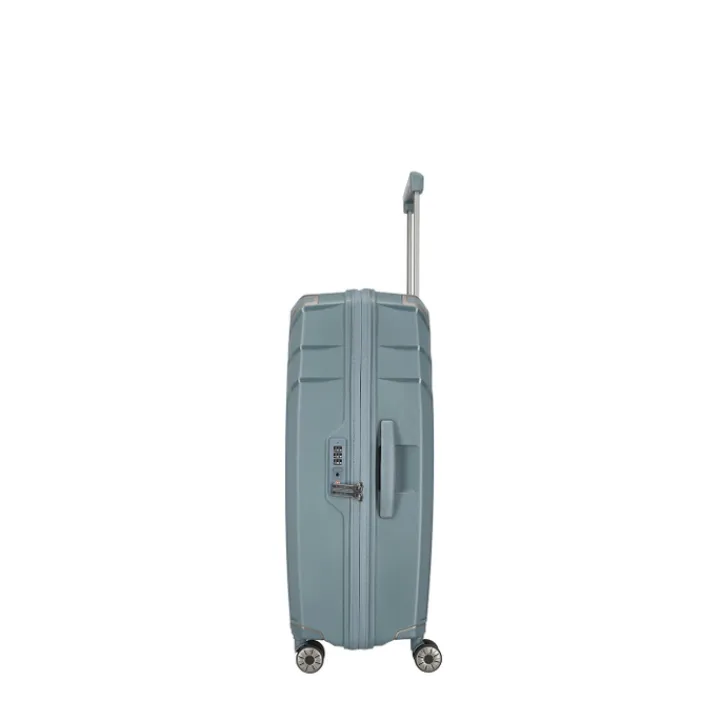 Reistrolleys|Reiskoffers>Travelite Elvaa 4 Wiel Trolley L bluegrey