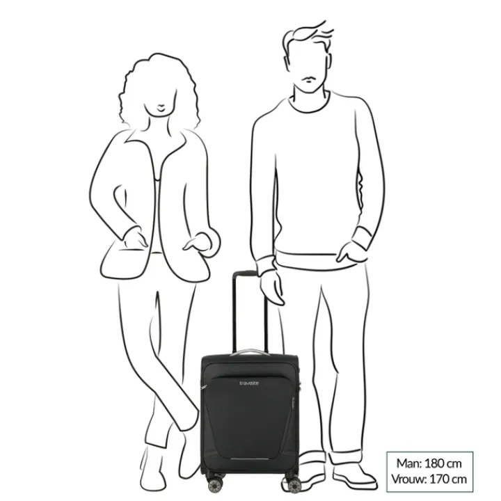 Transavia Trolleys|Ryanair Trolleys>Travelite Jetpack Multi Light 4 Cabin anthracite