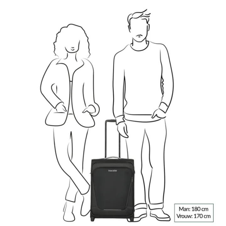 Transavia Trolleys|Ryanair Trolleys>Travelite Jetpack Multi Light 2 Cabin anthracite