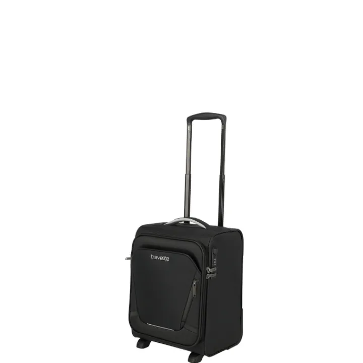 Handbagage Trolleys|Reistrolleys>Travelite Jetpack Wings 2 Cabin black