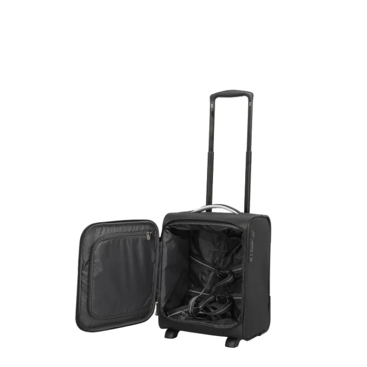 Handbagage Trolleys|Reistrolleys>Travelite Jetpack Wings 2 Cabin black
