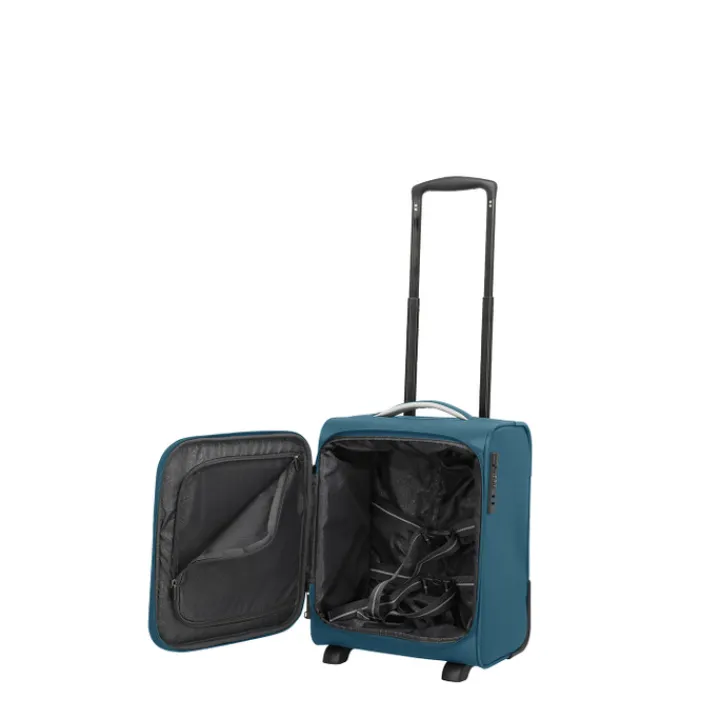 Handbagage Trolleys|Reistrolleys>Travelite Jetpack Wings 2 Cabin petrol
