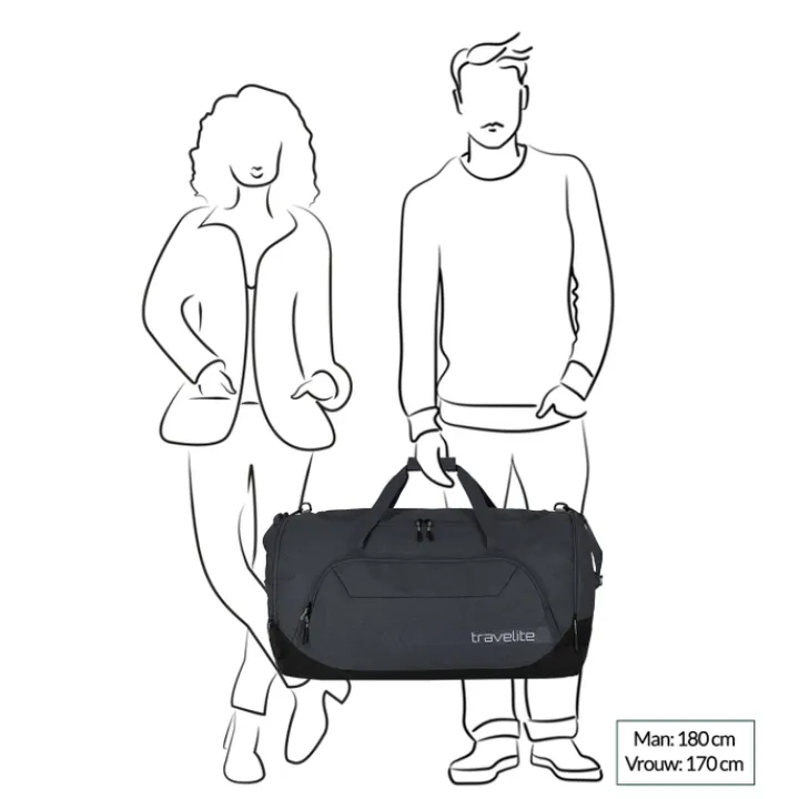 Grote Reistassen|Heren Reistassen>Travelite Kick Off Duffle XL dark anthracite