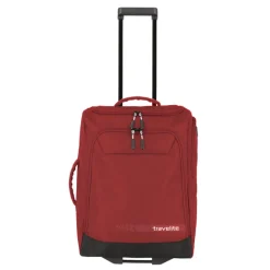 Handbagage Reistassen|Dames Reistassen>Travelite Kick Off Wheeled Duffle S red