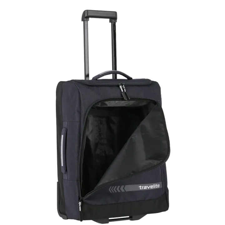 Handbagage Reistassen|Heren Reistassen>Travelite Kick Off Wheeled Duffle S dark antracite