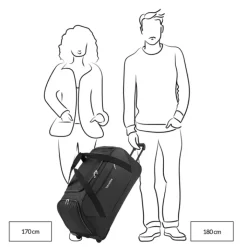Grote Reistassen|Heren Reistassen>Travelite Kick Off Wheeled Duffle sage