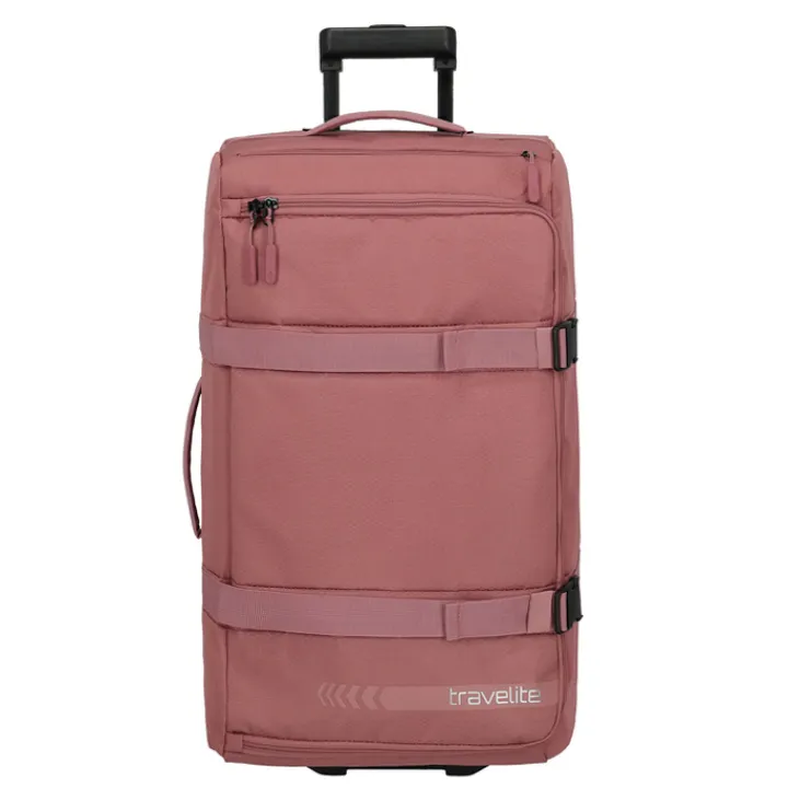 Heren Reistassen|Dames Reistassen>Travelite Kick Off Wheeled Duffle L rose