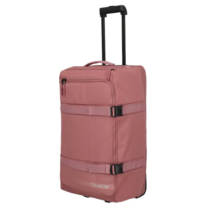 Heren Reistassen|Dames Reistassen>Travelite Kick Off Wheeled Duffle L rose