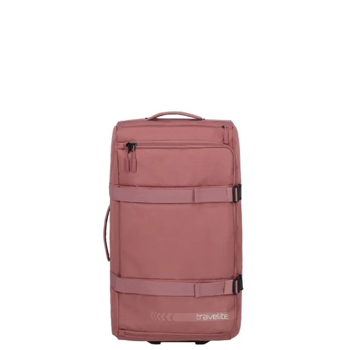 Heren Reistassen|Dames Reistassen>Travelite Kick Off Wheeled Duffle L rose